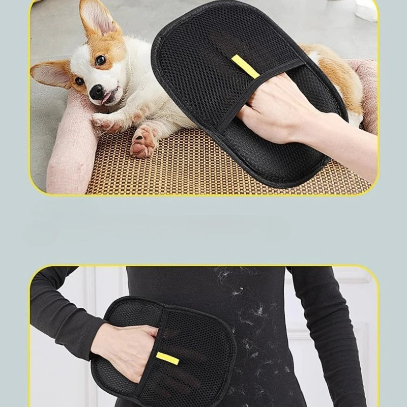 Reusable Pet Hair Remover & Lint Roller for Clothes and Furniture
