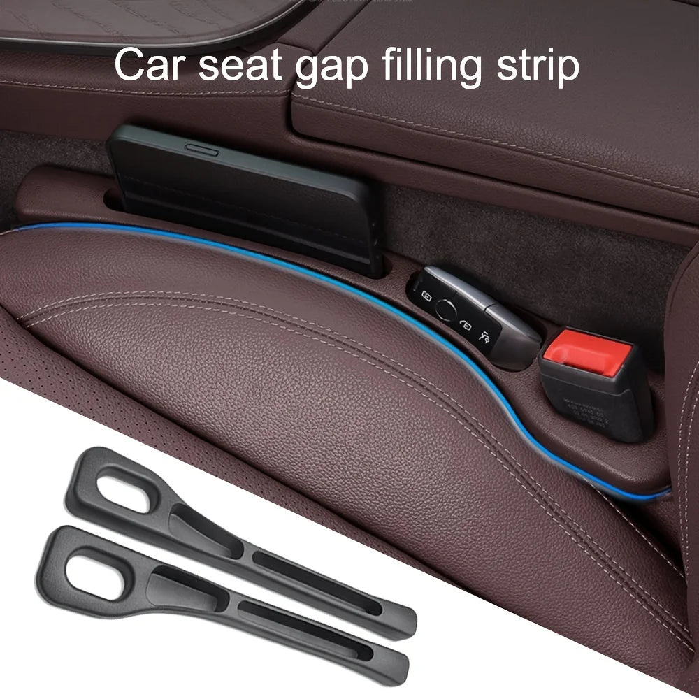 premium leather car seat gap organizer (2-pack)