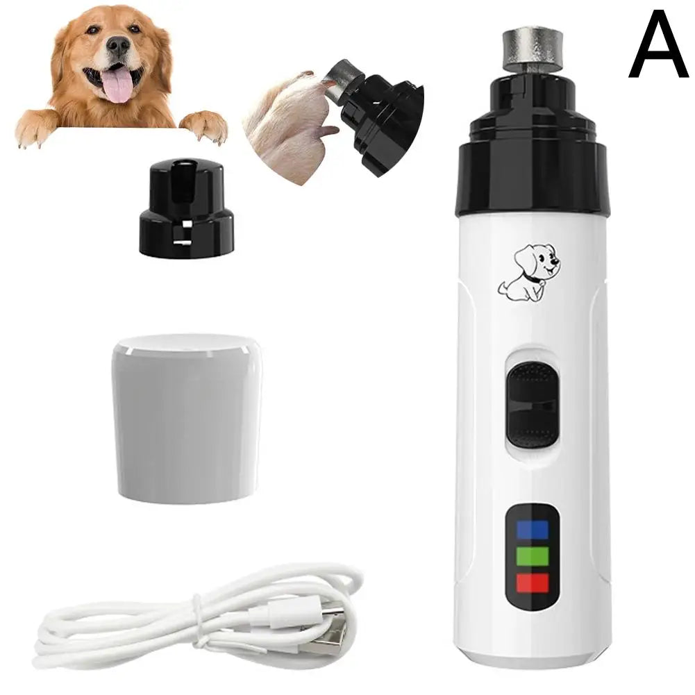 Electric Pet Nail Clipper USB Charging Dog Nail