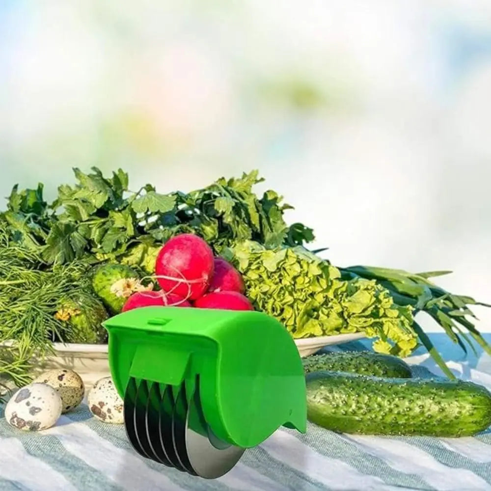 Stainless Steel Rolling Herb & Parsley Chopper