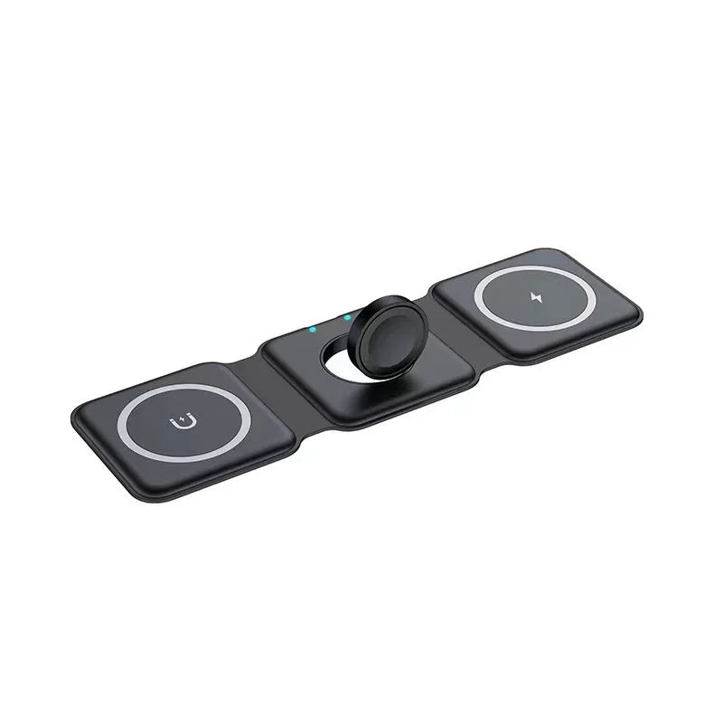 3-in-1 Foldable Magnetic Wireless Charging Station