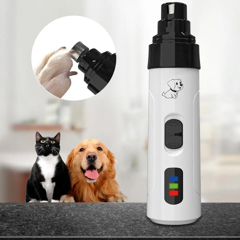 Electric Pet Nail Clipper USB Charging Dog Nail
