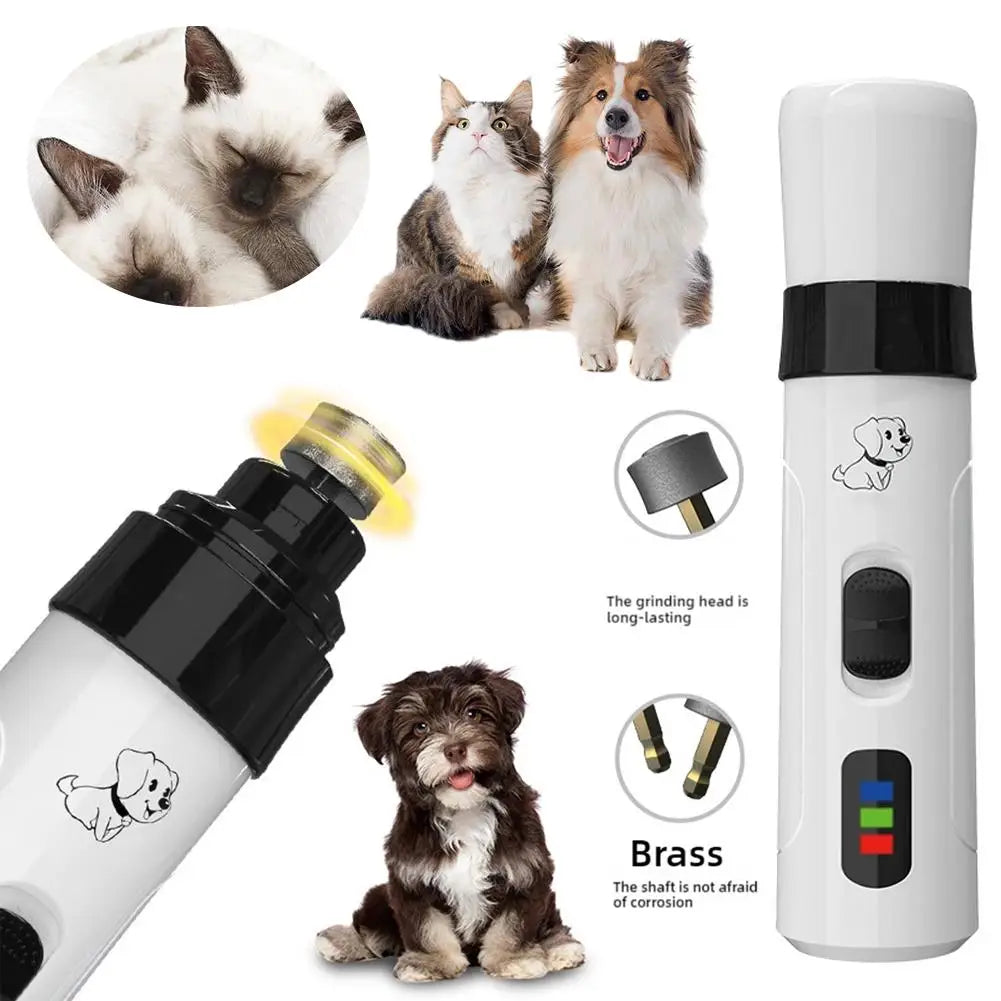 Electric Pet Nail Clipper USB Charging Dog Nail