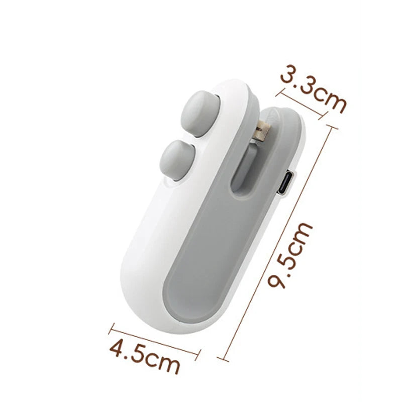 2-in-1 Magnetic Mini Bag Sealer & Cutter (USB Rechargeable)