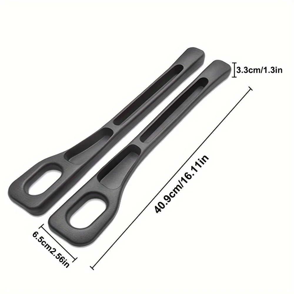 premium leather car seat gap organizer (2-pack)